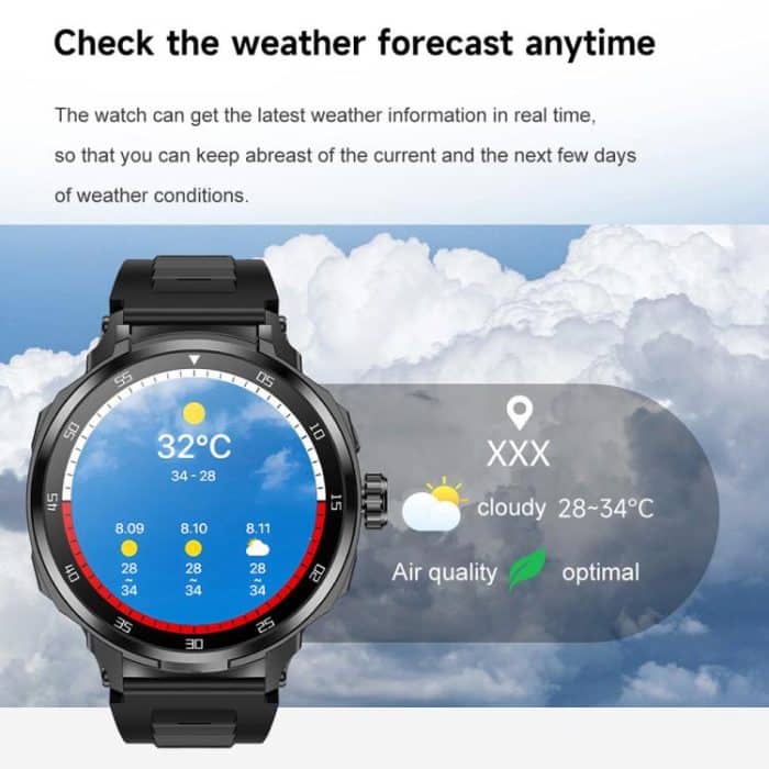 D11 1.46 inch 2 in 1 Bluetooth Earphone Smart Watch, Support Bluetooth Call / NFC / Heart Rate, D11 (Black), D11 (Green) – Bild 12