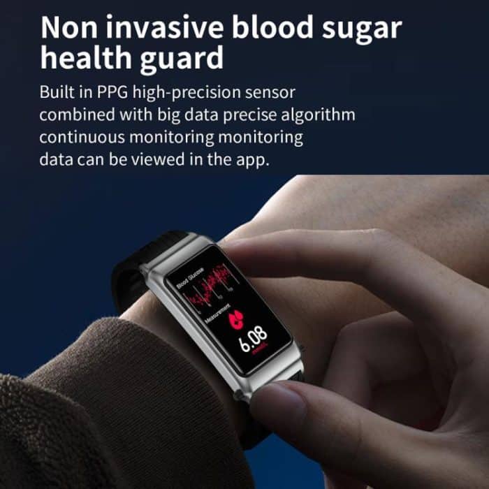 K80 1.57 inch Steel Band IP67 Earphone Detachable Smart Watch, Support Bluetooth Call, Steel Band (Black), Steel Band (Silver), Steel Band (Gold) – Bild 4