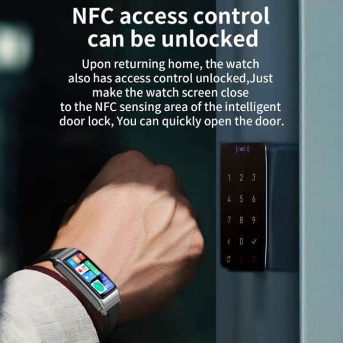 K80 1.57 inch Steel Band IP67 Earphone Detachable Smart Watch, Support Bluetooth Call, Steel Band (Black), Steel Band (Silver), Steel Band (Gold) – Bild 9