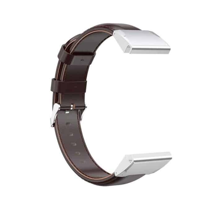 Kalebol Waxed Calfskin Leather Watch Band, For Garmin QuickFit 20mm, For Garmin QuickFit 22mm, For Garmin QuickFit 26mm – Bild 7