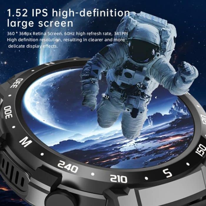 Q10 Dual-mode Bluetooth Headphones Smart Watch,1.52 inch, Support Bluetooth Call / Heart Rate, Q10 – Bild 5