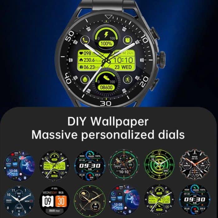 Q11 Dual-mode Bluetooth Headphones Smart Watch,1.58 inch, Support Bluetooth Call / Heart Rate, Q11 – Bild 4