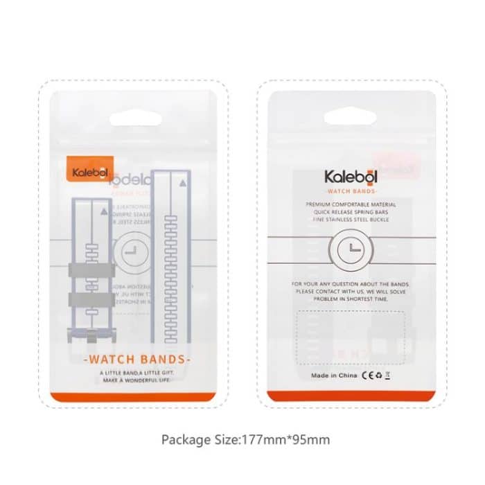 Kalebol Two-color Pin Silicone Watch Band, For Garmin QuickFit 22mm – Bild 6