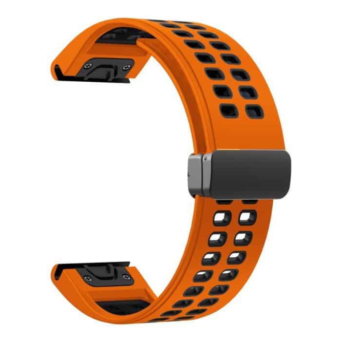 Kalebol Two-color Magnetic Silicone Watch Band, For Garmin QuickFit 26mm – Bild 7