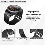 Kalebol Loop Nylon Buckle Watch Band, For Garmin QuickFit 26mm – Bild 3