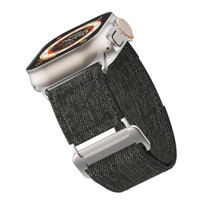 Kalebol Canvas Pattern Nylon Loop Strap, For Apple Watch 46mm / 49mm / 45mm / 44mm, For Apple Watch 42mm / 41mm / 40mm / 38mm – Bild 7