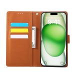 Rose Flower Embossed 3-Card Slots Leather Phone Case, For iPhone 16e, For iPhone 16 Pro Max, For iPhone 16 Pro, For iPhone 16 Plus – Bild 4