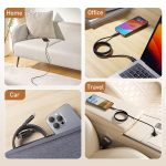 MOMAX Mag.Link DA57 66W USB to USB-C / Type-C Magnetic Braided Fast Charging Cable – Bild 4