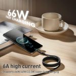 MOMAX Mag.Link DA57 66W USB to USB-C / Type-C Magnetic Braided Fast Charging Cable – Bild 5