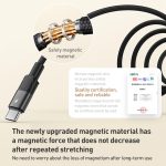 MOMAX Mag.Link DA57 66W USB to USB-C / Type-C Magnetic Braided Fast Charging Cable – Bild 6