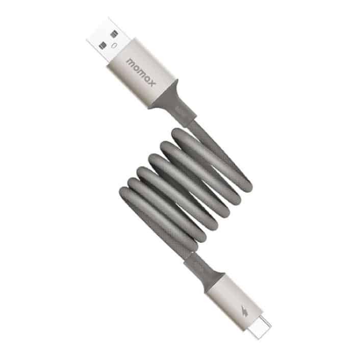 MOMAX DA60 66W USB to USB-C / Type-C Magnetic Braided Fast Charging Cable – Bild 10