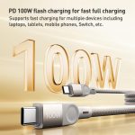 MOMAX DC35 100W USB-C / Type-C to USB-C / Type-C Magnetic Braided Data Cable – Bild 5