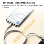 MOMAX DC35 100W USB-C / Type-C to USB-C / Type-C Magnetic Braided Data Cable – Bild 7