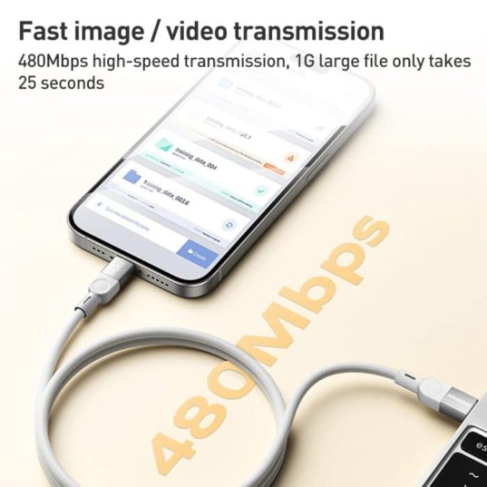 MOMAX DC35 100W USB-C / Type-C to USB-C / Type-C Magnetic Braided Data Cable – Bild 7