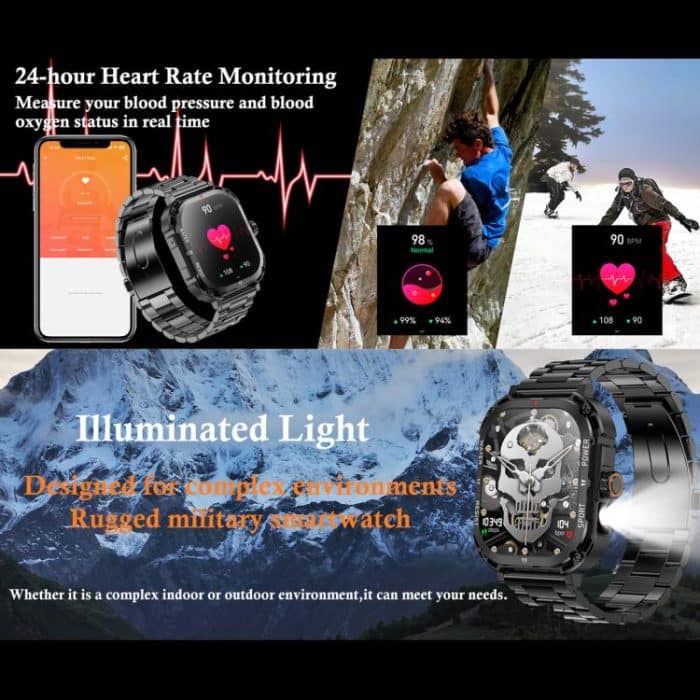 LF37 2.1 inch BT Call Smart Watch, Support Blood Oxygen / Heart Rate / Female Menstrual – Bild 3