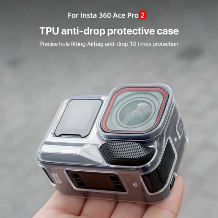 Body Soft TPU Protective Case with Lens Cover, For Insta360 Ace / Ace Pro / Pro 2, For Insta360 GO 3S – Bild 2