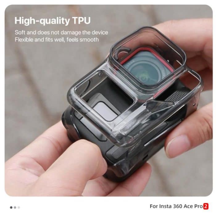 Body Soft TPU Protective Case with Lens Cover, For Insta360 Ace / Ace Pro / Pro 2, For Insta360 GO 3S – Bild 4