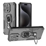 Metal Kickstand TPU Hybrid PC Phone Case, For iPhone 16e, For iPhone 16 Pro Max, For iPhone 16 Pro, For iPhone 16 Plus