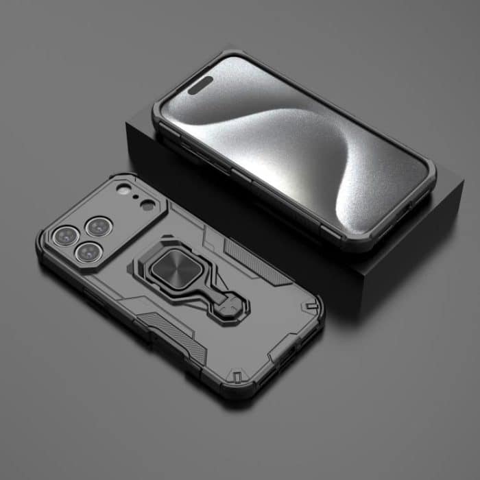 Metal Kickstand TPU Hybrid PC Phone Case, For iPhone 17 Pro Max, For iPhone 17 Pro, For iPhone 17, For iPhone 17 Air – Bild 2