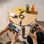 MOMAX DC85D Mag.Link 100W Type-C to Type-C 2 in 1 Magnetic Braided Data Cable, Length:1.5m – Bild 9