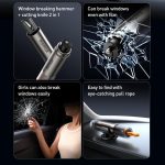 MOMAX CR11E 1-Move Portable 2 in 1 Car Seat Belt Cutter Emergency Safety Hammer – Bild 3