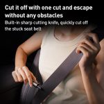 MOMAX CR11E 1-Move Portable 2 in 1 Car Seat Belt Cutter Emergency Safety Hammer – Bild 5