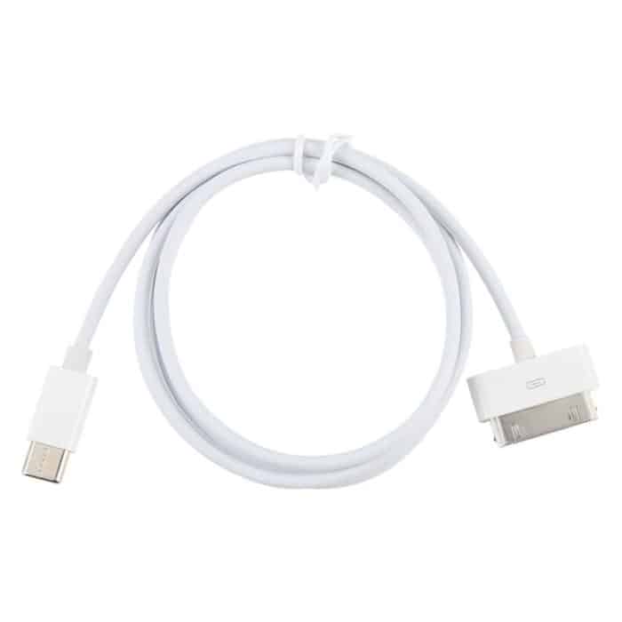 USB-C / Type-C to 30 Pin Data Sync Charing Cable, Length: 1m – Bild 2