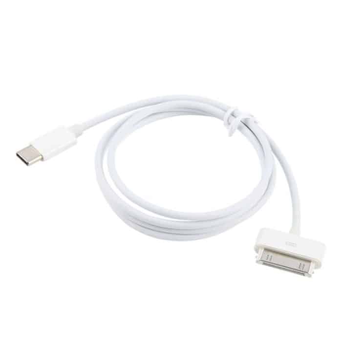 USB-C / Type-C to 30 Pin Data Sync Charing Cable, Length: 1m – Bild 3