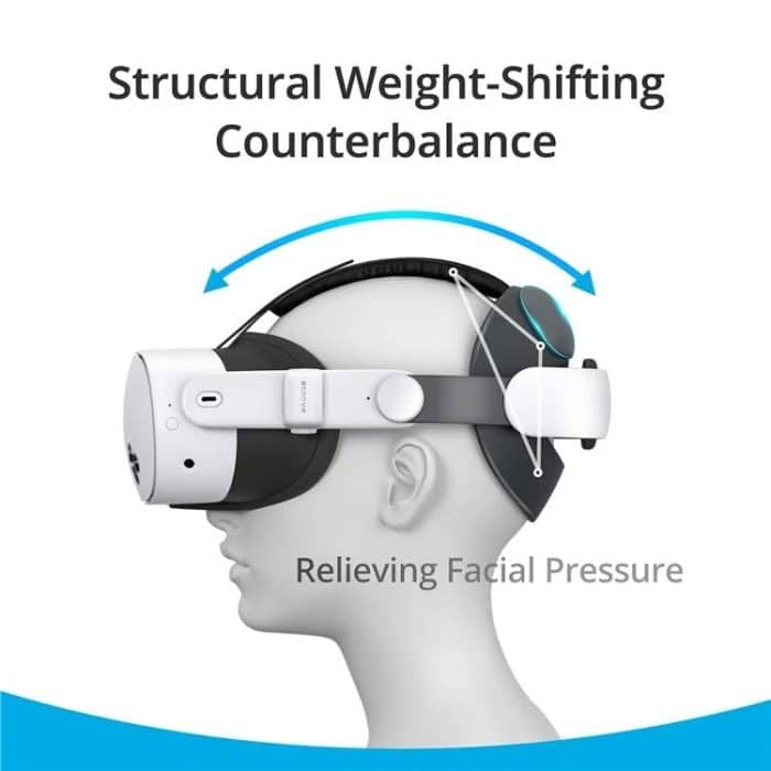 BOBOVR E3 Für Meta Quest 3S / Quest 3 VR Ergonomisches Kopfband – Bild 3