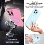 Thin Circle MagSafe Fine Hole Liquid Silicone Phone Case, For iPhone 16 Pro Max, For iPhone 16 Pro – Bild 6