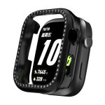 Single Row Diamond Half Coverage PC Hollow Watch Case, For Huawei Watch D2