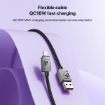 Yesido CA135C 18W 3A USB to USB-C / Type-C Zinc Alloy Data Cable – Bild 2