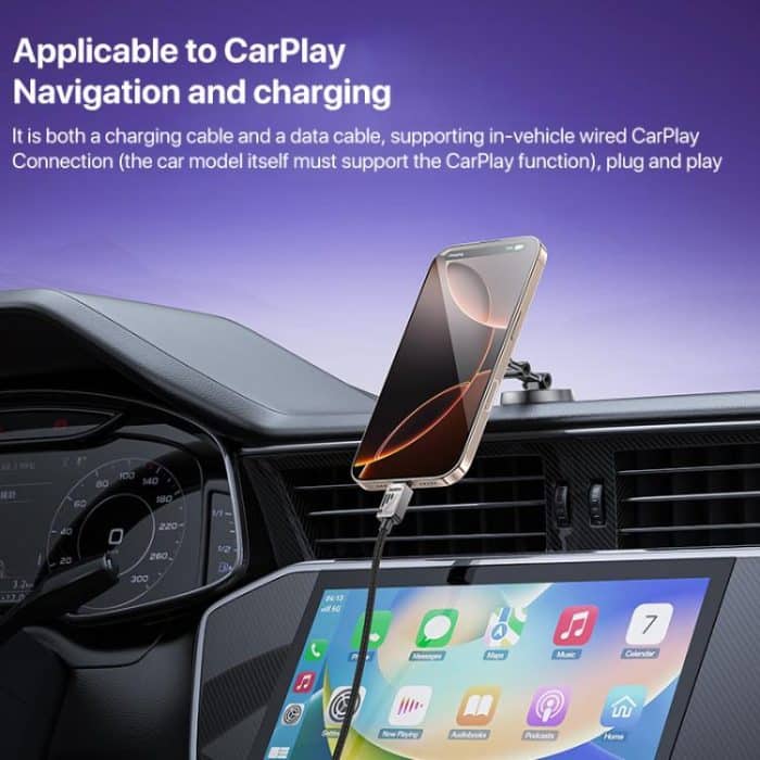 Yesido CA135C 18W 3A USB to USB-C / Type-C Zinc Alloy Data Cable – Bild 4