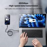 Yesido CA135C 18W 3A USB to USB-C / Type-C Zinc Alloy Data Cable – Bild 6