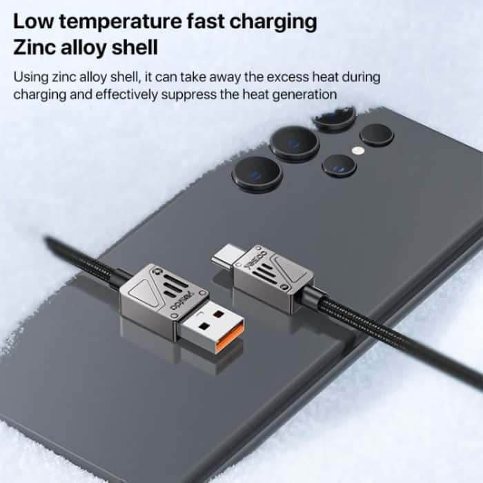 Yesido CA135C 18W 3A USB to USB-C / Type-C Zinc Alloy Data Cable – Bild 8