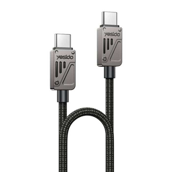 Yesido CA196 60W 3A USB-C / Type-C to Type-C Zinc Alloy Data Cable – Bild 1
