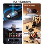 Yesido CA196 60W 3A USB-C / Type-C to Type-C Zinc Alloy Data Cable – Bild 3