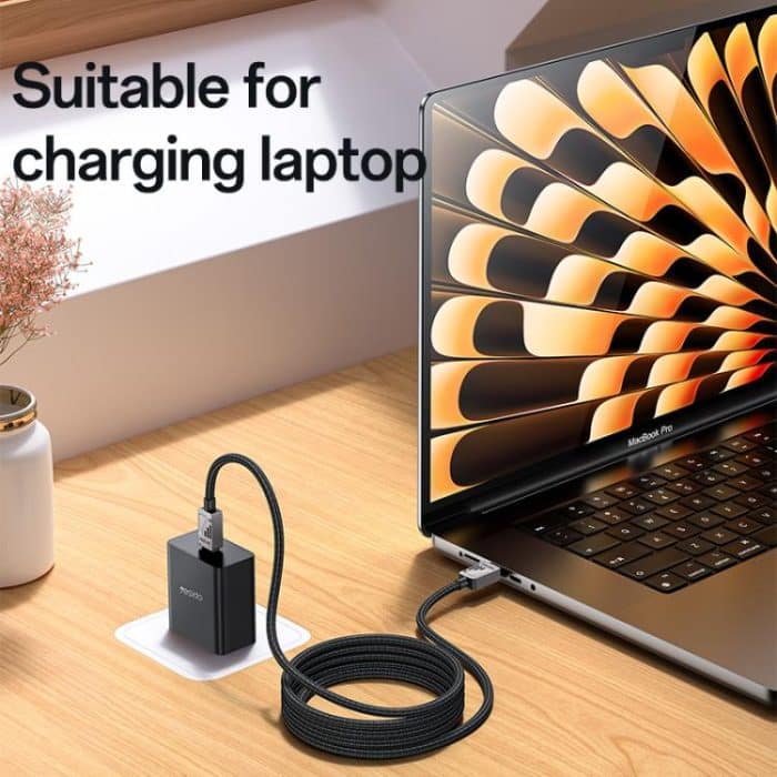 Yesido CA196 60W 3A USB-C / Type-C to Type-C Zinc Alloy Data Cable – Bild 5