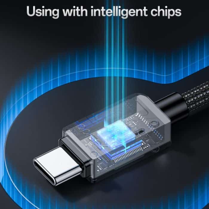 Yesido CA196 60W 3A USB-C / Type-C to Type-C Zinc Alloy Data Cable – Bild 8