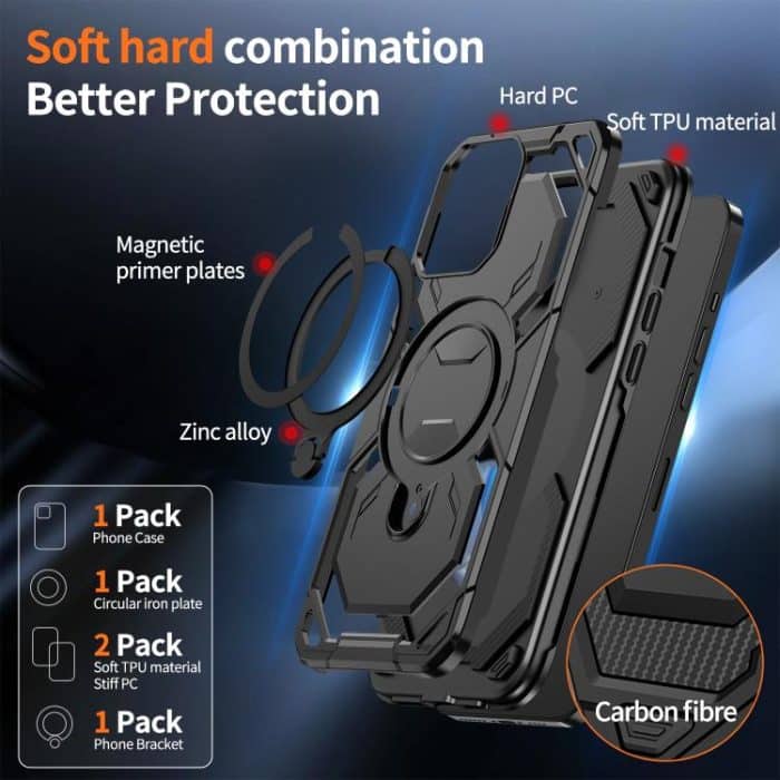 Cooling MagSafe Holder Phone Case, For iPhone 15 Pro, For iPhone 15 Plus / 14 Plus, For iPhone 15 – Bild 2