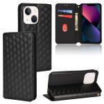 Cubic Grid Texture Flip Leather Phone Case, For iPhone 15, For iPhone 14 Plus, For iPhone 14, For iPhone 14 Pro