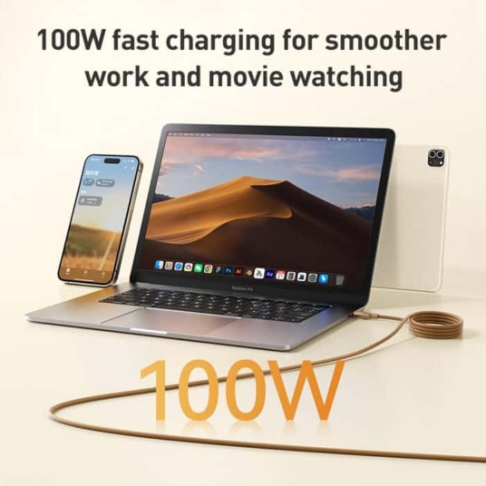 Momax Mag.Link Magnetic 100W USB-C / Type-C to USB-C / Type-C Data Cable – Bild 3