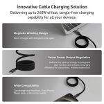 Momax Mag.Link Magnetic 240W USB-C / Type-C to USB-C / Type-C Data Cable – Bild 7