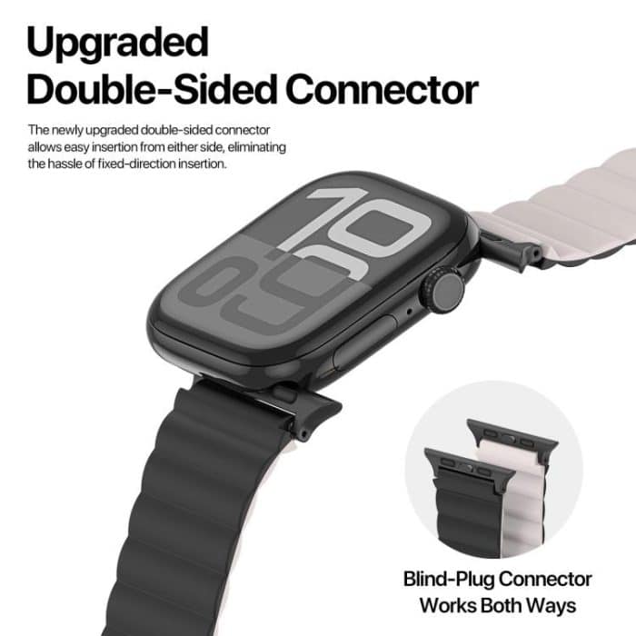 DUX DUCIS SD Series Double-Sided Blind Insert Silicone Magnetic Watch Strap, For Apple Watch 46mm / 49mm / 45mm / 44mm, For Apple Watch 42mm / 41mm / 40mm / 38mm – Bild 5