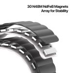 DUX DUCIS SD Series Double-Sided Blind Insert Silicone Magnetic Watch Strap, For Apple Watch 46mm / 49mm / 45mm / 44mm, For Apple Watch 42mm / 41mm / 40mm / 38mm – Bild 7