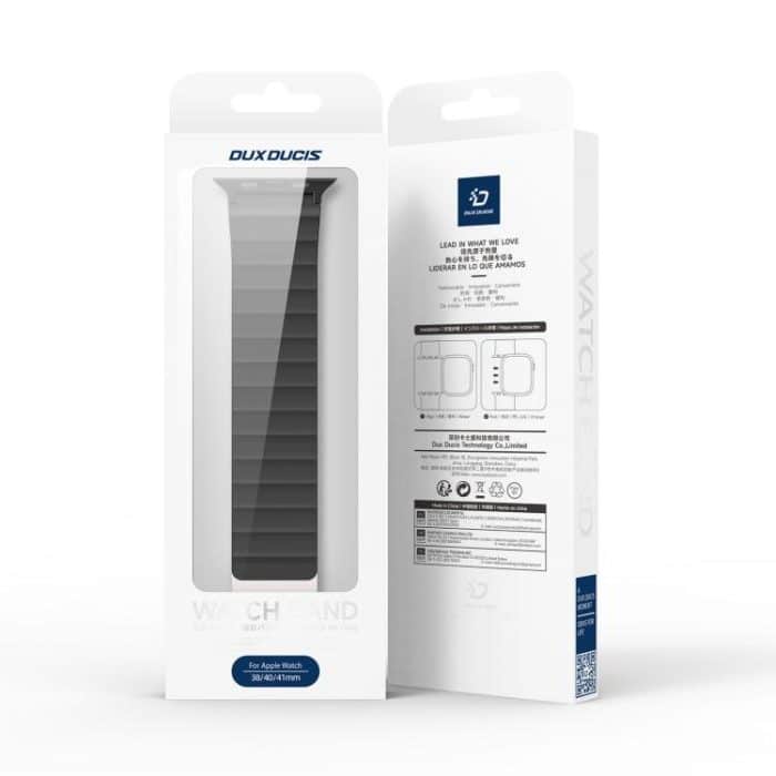 DUX DUCIS SD Series Double-Sided Blind Insert Silicone Magnetic Watch Strap, For Apple Watch 46mm / 49mm / 45mm / 44mm, For Apple Watch 42mm / 41mm / 40mm / 38mm – Bild 9