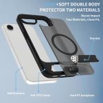Frosted Holder PC Hybrid TPU MagSafe Phone Case, For iPhone 16e, For iPhone 16 Pro Max, For iPhone 16 Pro, For iPhone 16 Plus – Bild 4