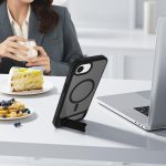 Frosted Holder PC Hybrid TPU MagSafe Phone Case, For iPhone 16e, For iPhone 16 Pro Max, For iPhone 16 Pro, For iPhone 16 Plus – Bild 7