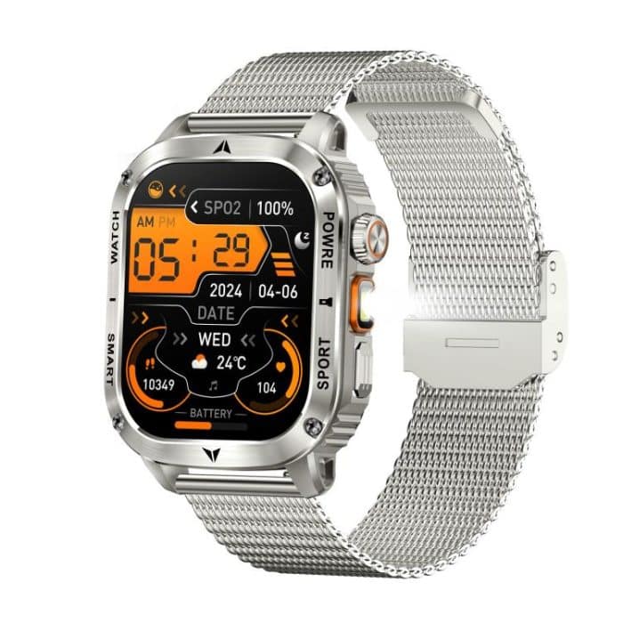 AK80 BT Call Smart Watch, Support Blood Oxygen / Blood Pressure / Heart Rate / Sports Health Monitoring Fitness Tracker – Bild 1