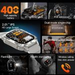 AK80 BT Call Smart Watch, Support Blood Oxygen / Blood Pressure / Heart Rate / Sports Health Monitoring Fitness Tracker – Bild 2